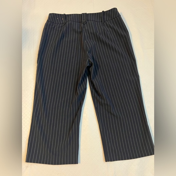Tribal Cropped Pinstriped Slacks - Picture 2 of 8